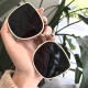 Fashion Black Lens Sunglasses