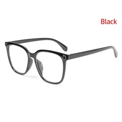 Black Retro Eyeglasses Square Shape Glasses for Men